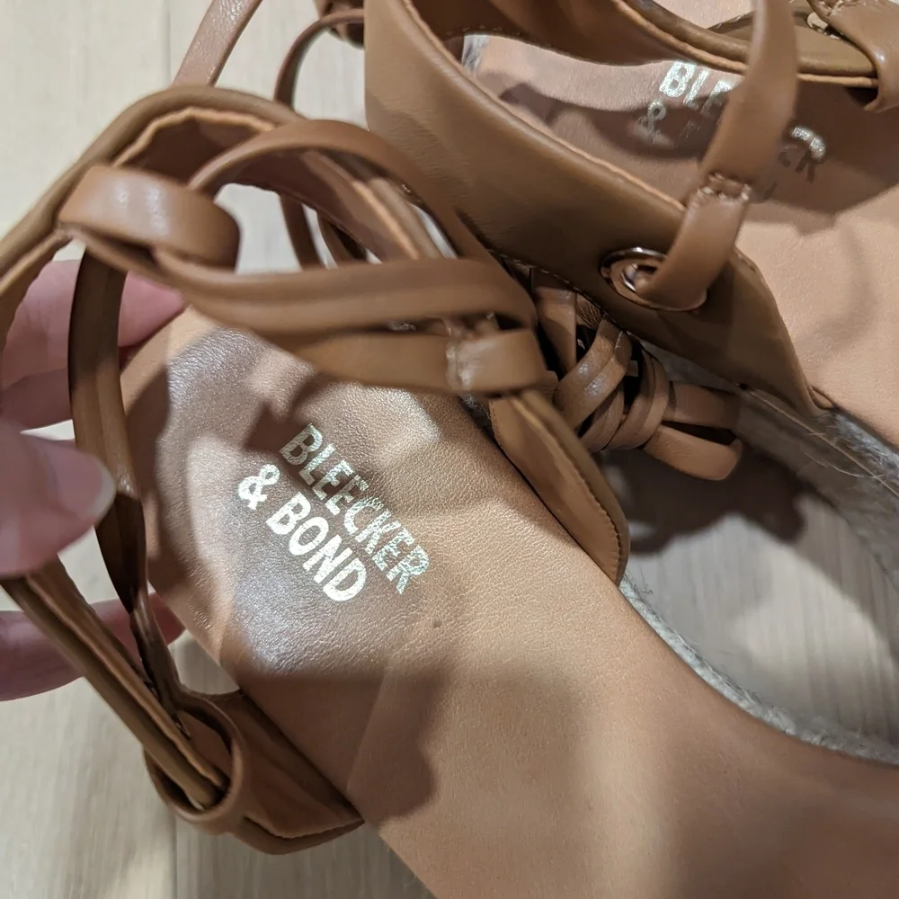 Women's Tan and Brown Espadrille Sandals